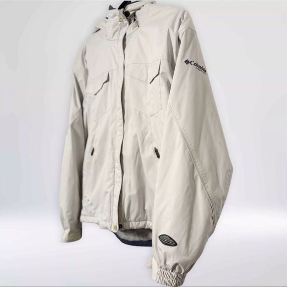 Columbia Vertex OMNI Tech Insulated Two Way Zip Water Resistant Jacket Size L - Picture 2 of 10
